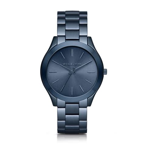 michael kors watch mk-8040 navy blue|Michael Kors runway limited edition.